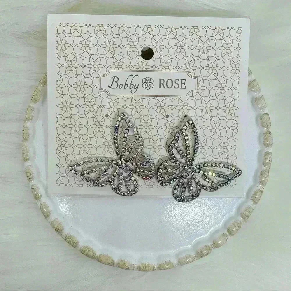 Bobby & Rose Butterfly Earrings
